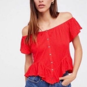 We The Free mint-julep top